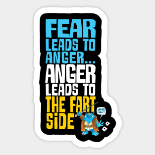 The Fart Side Sticker